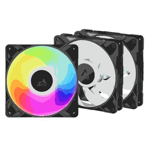 Вентилятор для корпуса ACFAN00320A Arctic 3xPack P14 Pro A-RGB PST 140mm 400-2500rpm FDB PWM 4-pin, фото 1