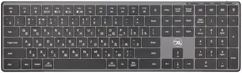 Клавиатура беспроводная xGhost Blade Space Grey (XG-BLADE-SG) ультратонкая, 110 клавиш, ножничные переключа…, фото 1