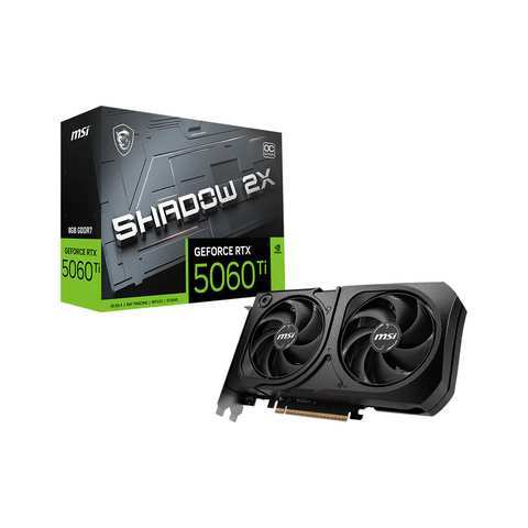 Видеокарта MSI RTX 5060 TI 8G SHADOW 2X OC PLUS