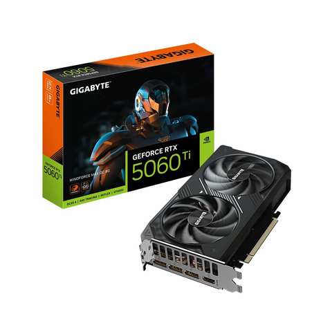 Видеокарта Gigabyte RTX 5060 Ti Windforce Max OC 8G <GV-N506TWF2MAX OC-8GD>