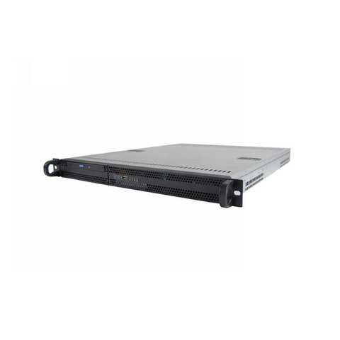 Корпус Procase <EB160-B-0> 1U ATX 4xFix3.5" без БП и без рельс
